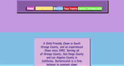 Desktop Screenshot of butterscotchtheclown.com